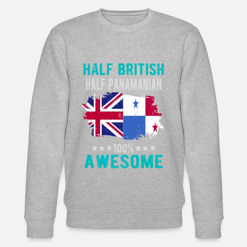 Half British Half Panama - Stanley/Stella CHANGER Unisex Organic Sweatshirt - undefined