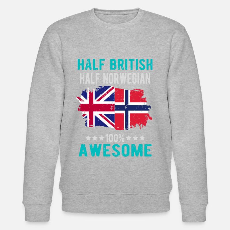 Halb Brite Halb Norweger - Stanley/Stella Unisex Bio-Sweatshirt CHANGER - undefined