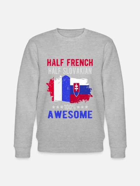 Half French Half Slovak - Stanley/Stella CHANGER Unisex Organic Sweatshirt -