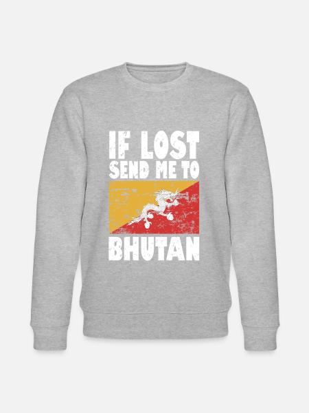 Bhutan Flag Saying - Stanley/Stella CHANGER Unisex Organic Sweatshirt -