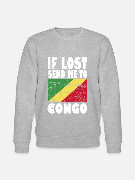 Congo Flag Saying - Stanley/Stella CHANGER Unisex Organic Sweatshirt - 