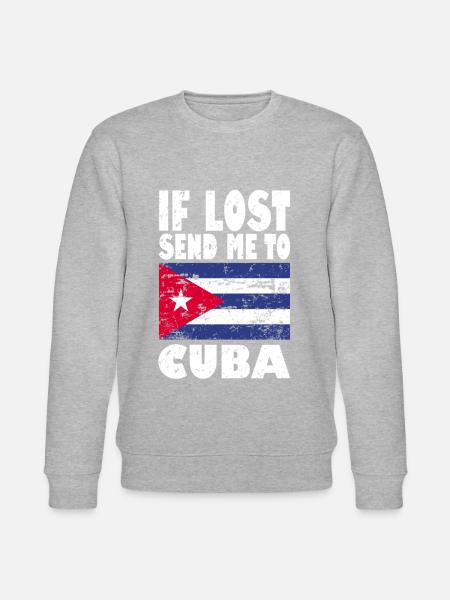 Cuba Flag Saying - Stanley/Stella CHANGER Unisex Organic Sweatshirt - 