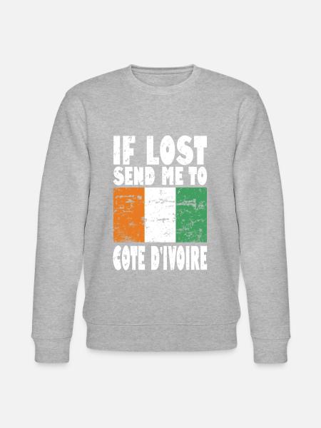 Cote Dívoire Flag Saying - Stanley/Stella CHANGER Unisex Organic Sweatshirt -