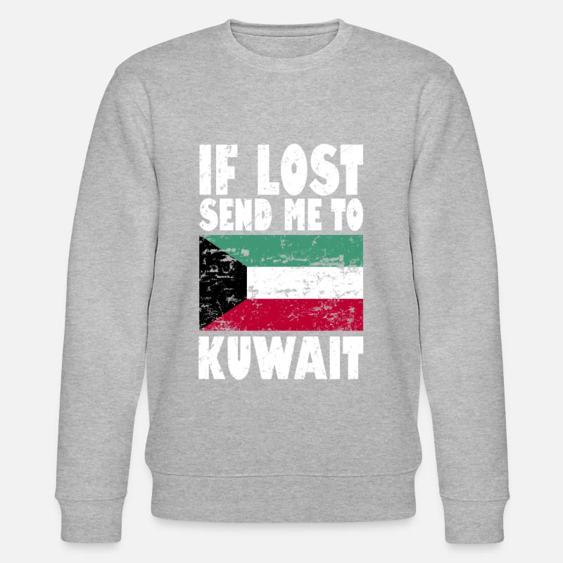 Kuwait Flagge Spruch - Stanley/Stella Unisex Bio-Sweatshirt CHANGER  - undefined