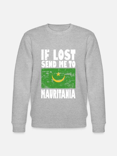 Mauritania Flag Saying - Stanley/Stella CHANGER Unisex Organic Sweatshirt - 