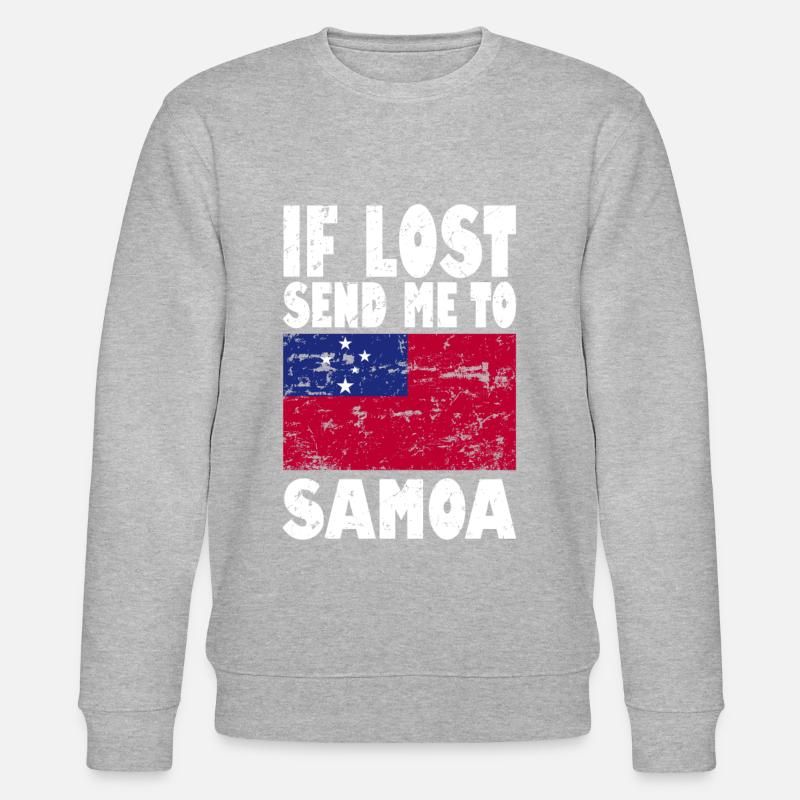 Samoa Flag Saying - Stanley/Stella CHANGER Unisex Organic Sweatshirt - undefined