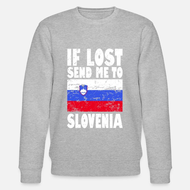 Slowenien Flagge Spruch - Stanley/Stella Unisex Bio-Sweatshirt CHANGER  - undefined