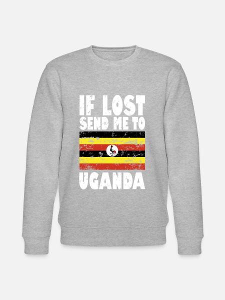 Uganda Flag Saying - Stanley/Stella CHANGER Unisex Organic Sweatshirt - 