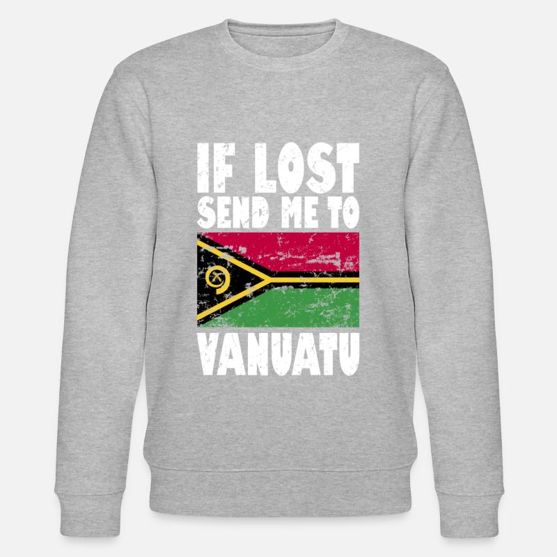 Vanuatu Flagge Spruch - Stanley/Stella Unisex Bio-Sweatshirt CHANGER  - undefined