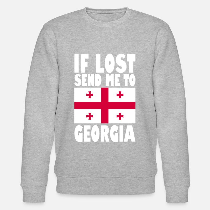 Georgia Flag Saying - Stanley/Stella CHANGER Unisex Organic Sweatshirt - undefined