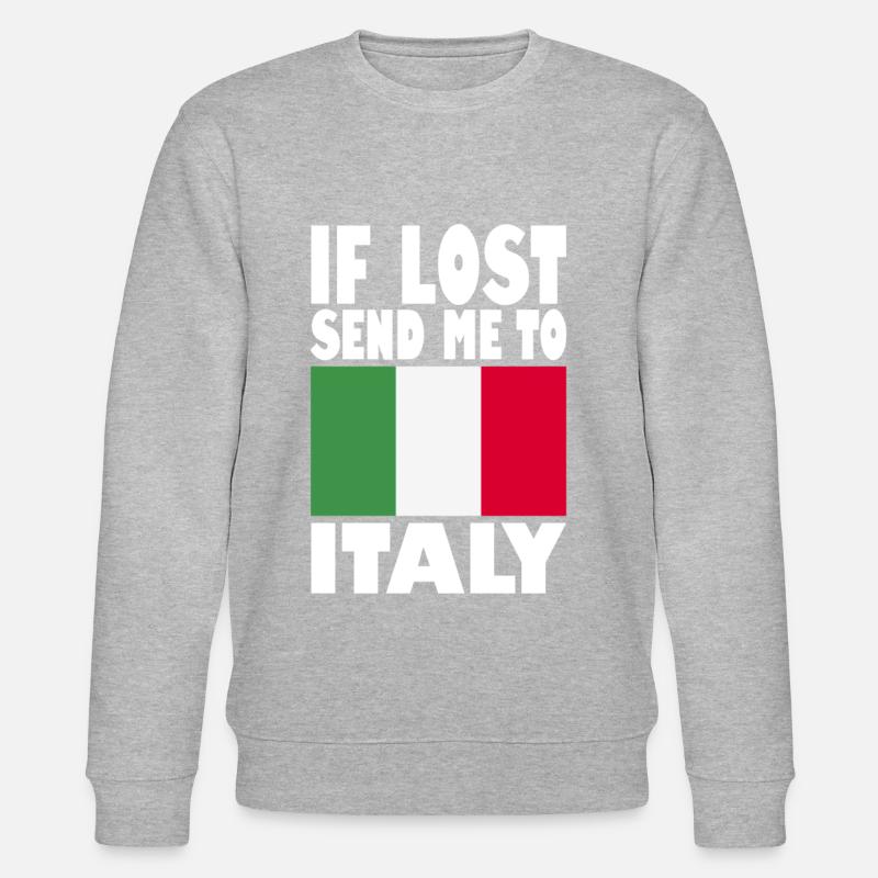 Italien Flagge Spruch - Stanley/Stella Unisex Bio-Sweatshirt CHANGER - undefined