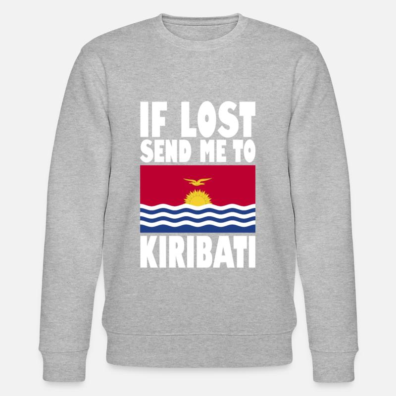 Kiribati Flag Saying - Stanley/Stella CHANGER Unisex Organic Sweatshirt - undefined