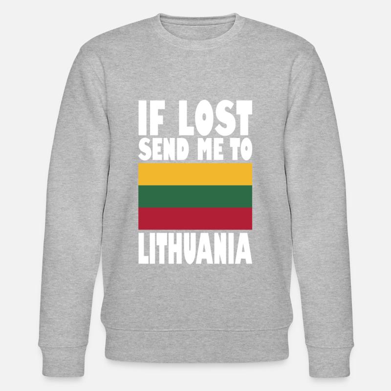 Litauen Flagge Spruch - Stanley/Stella Unisex Bio-Sweatshirt CHANGER - undefined