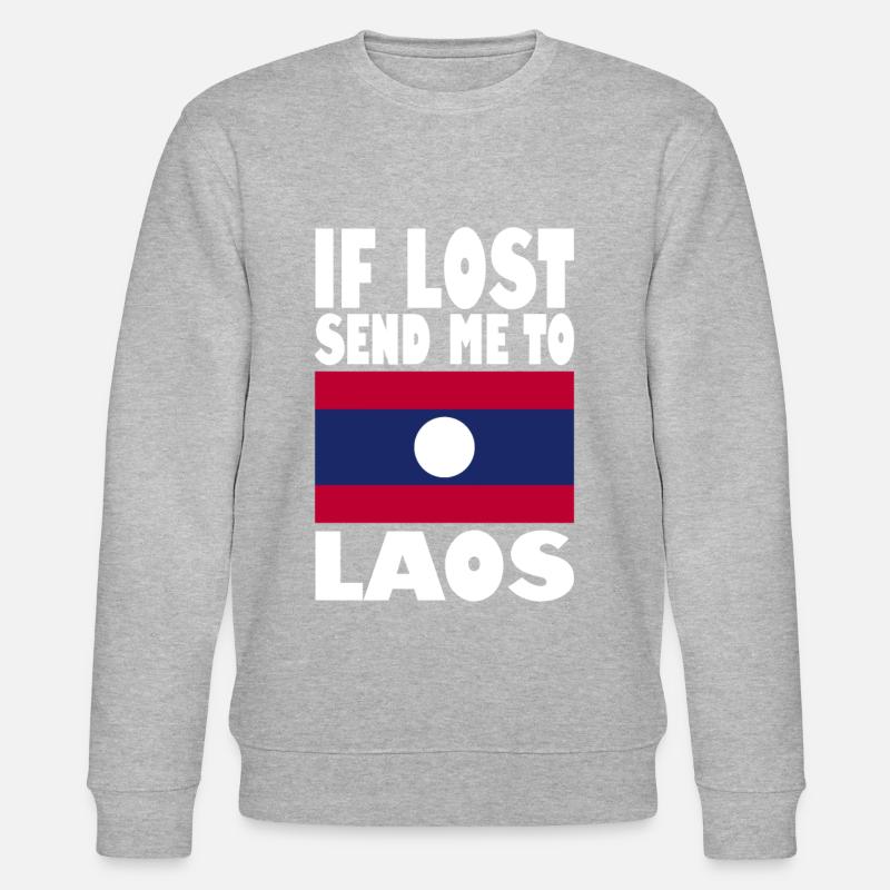 Drapeau du Laos - Sweat bio CHANGER Stanley/Stella Unisexe - undefined
