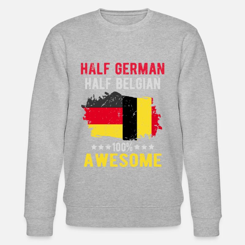 Half German Half Belgian - Stanley/Stella CHANGER Unisex Organic Sweatshirt - undefined