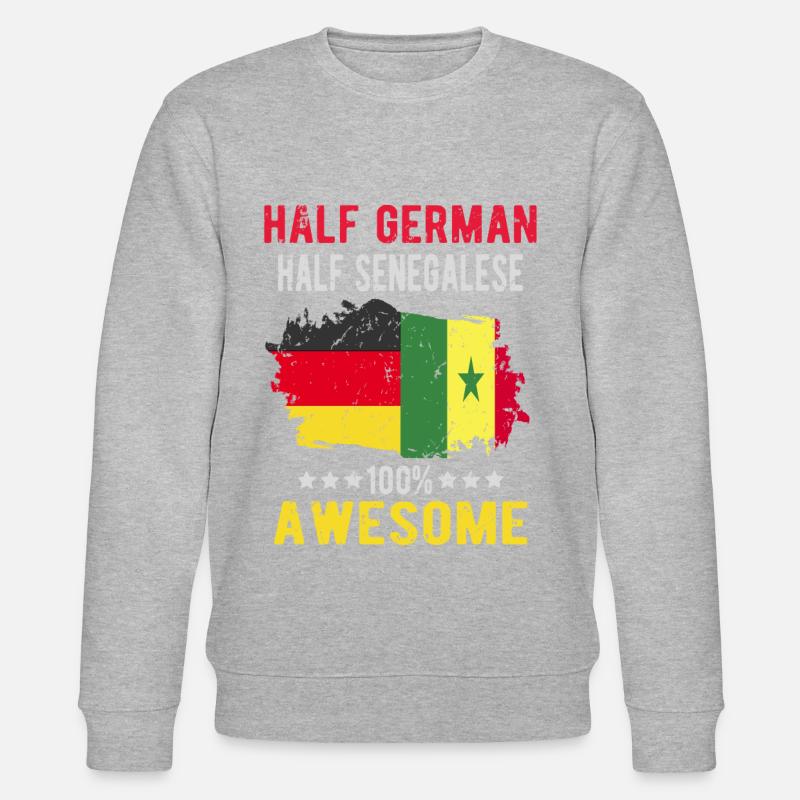 Half German half Senegalese - Stanley/Stella CHANGER Unisex Organic Sweatshirt - undefined