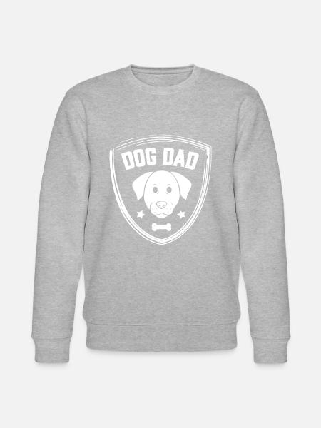 Dog Dad - Stanley/Stella CHANGER Unisex Organic Sweatshirt - heather grey