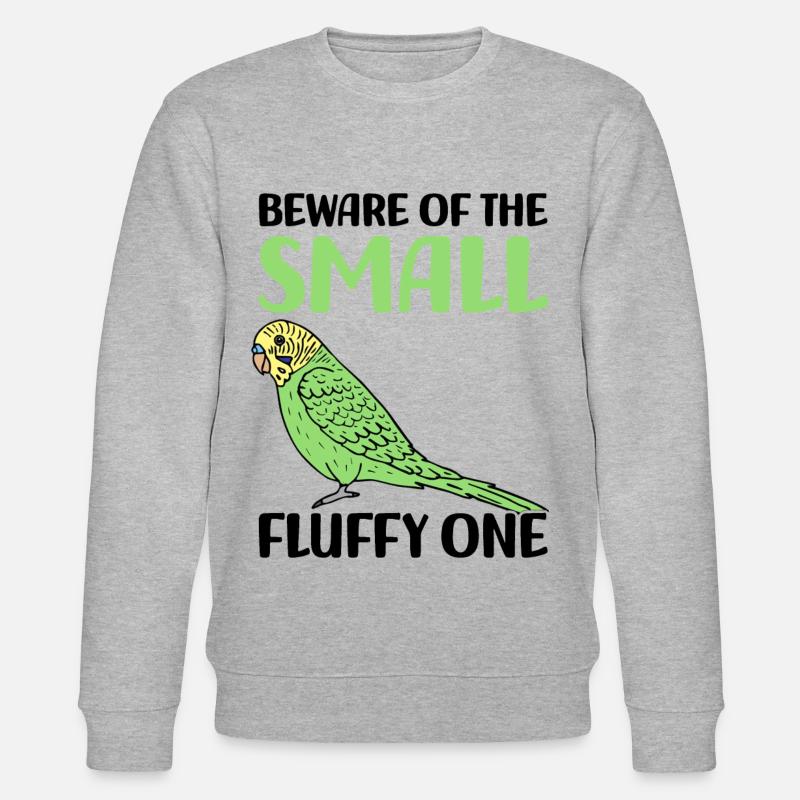 Wellensittich - Stanley/Stella Unisex Bio-Sweatshirt CHANGER  - Grau meliert