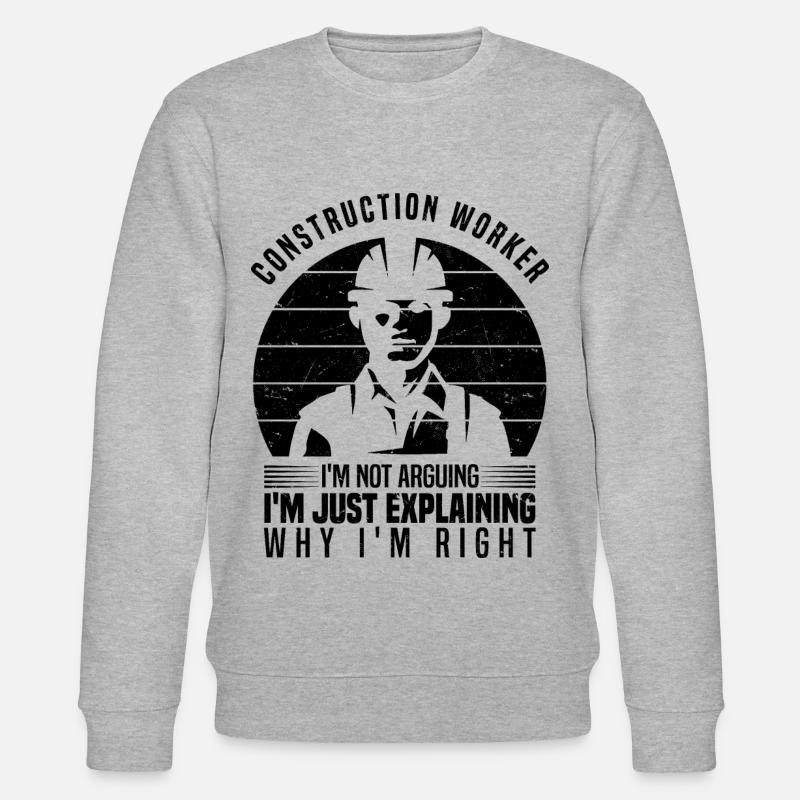 Elektriker - Stanley/Stella Unisex Bio-Sweatshirt CHANGER  - Grau meliert