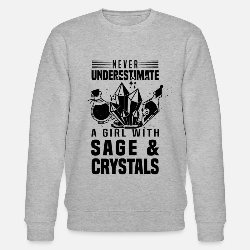 Hexe - Stanley/Stella Unisex Bio-Sweatshirt CHANGER  - Grau meliert