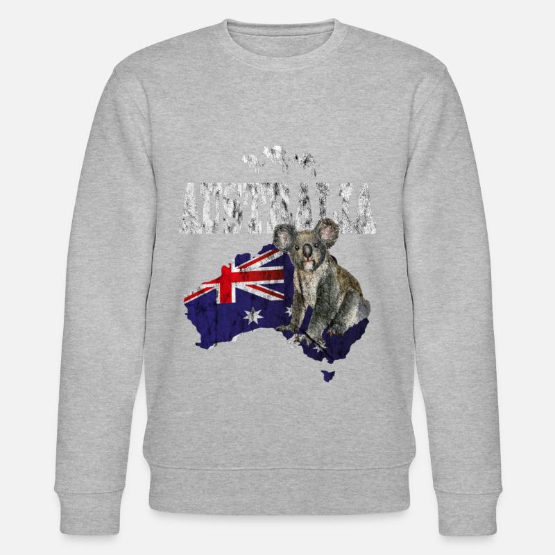 Australie koala - Sweat bio CHANGER Stanley/Stella Unisexe - gris chiné
