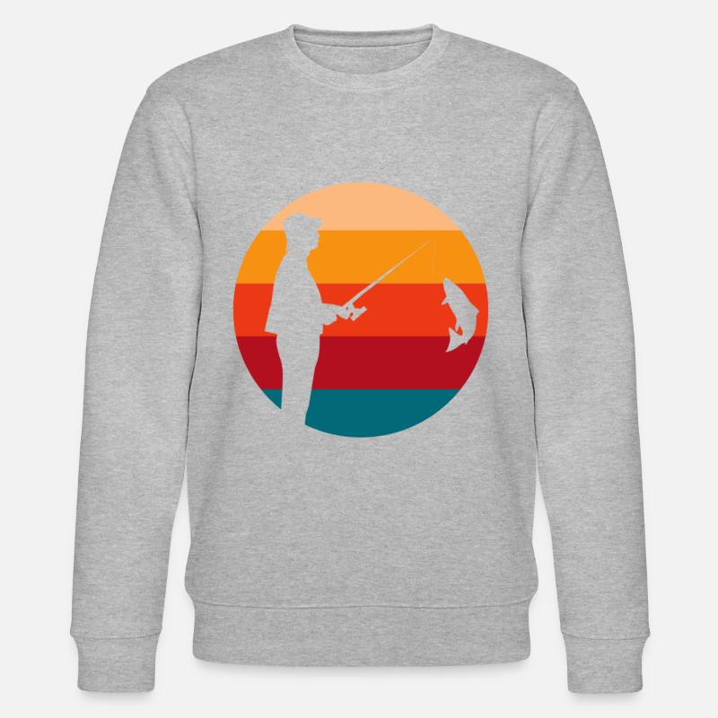 Amour pour la pêche - Sweat bio CHANGER Stanley/Stella Unisexe - gris chiné