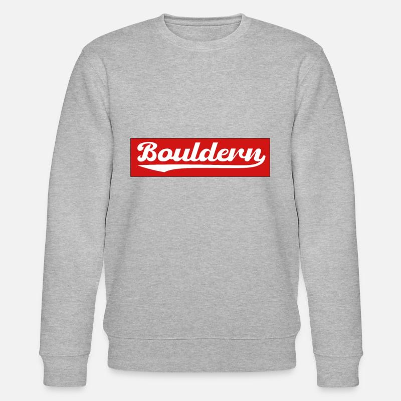 bouldering - Sweat bio CHANGER Stanley/Stella Unisexe - gris chiné