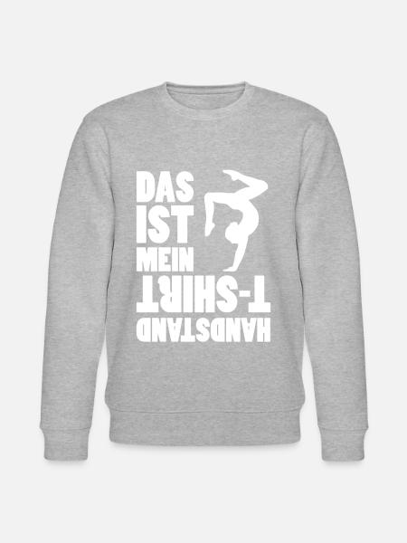 Handstand Shirt - Stanley/Stella Unisex Bio-Sweatshirt CHANGER  - Grau meliert
