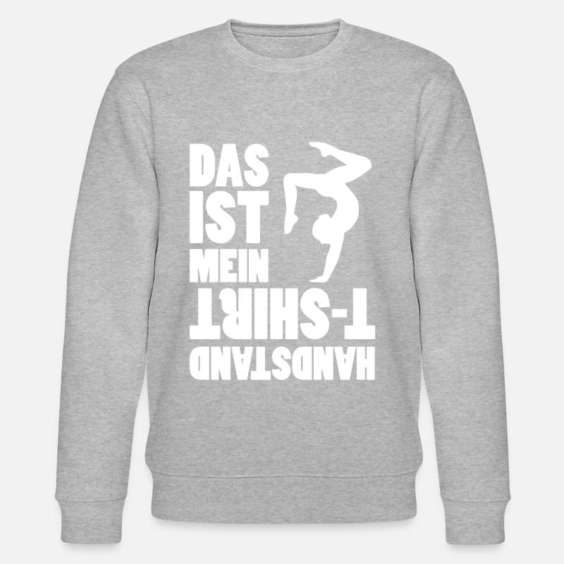 Handstand Shirt - Stanley/Stella Unisex Bio-Sweatshirt CHANGER  - Grau meliert
