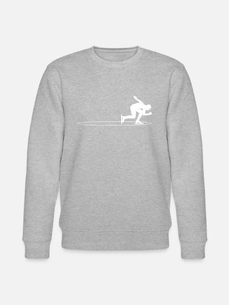 Speed Skating - Stanley/Stella CHANGER Unisex Organic Sweatshirt - heather grey