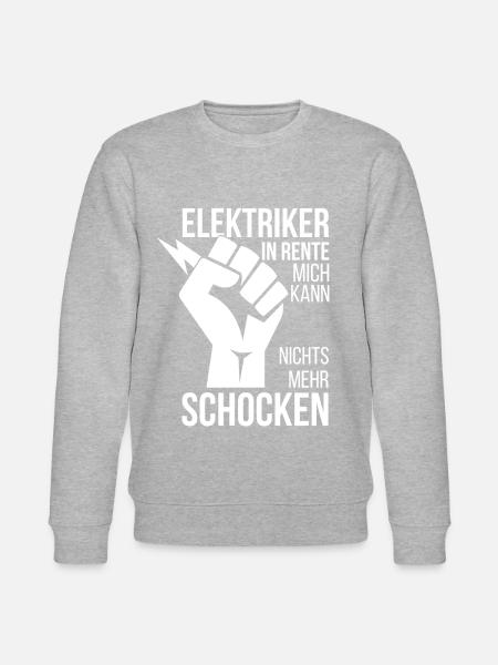 Elektriker In Rente - Stanley/Stella Unisex Bio-Sweatshirt CHANGER  - Grau meliert