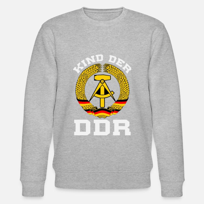 Kind Der DDR - Stanley/Stella Unisex Bio-Sweatshirt CHANGER  - Grau meliert