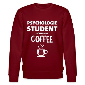 Psychology student - Stanley/Stella CHANGER Unisex Organic Sweatshirt - burgundy - Front - Nik (191cm) & Marisol (170cm)