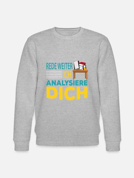 Psychologie Student - Stanley/Stella Unisex Bio-Sweatshirt CHANGER - Grau meliert