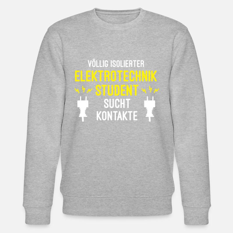 Elektrotechnik Uni - Stanley/Stella Unisex Bio-Sweatshirt CHANGER  - Grau meliert