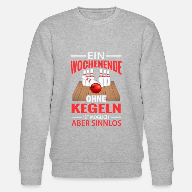 Kegel Wochenende - Stanley/Stella Unisex Bio-Sweatshirt CHANGER  - Grau meliert