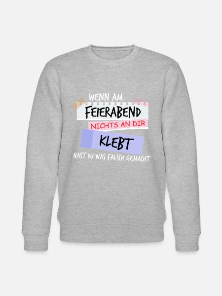 Geschenk Erzieherin - Stanley/Stella Unisex Bio-Sweatshirt CHANGER - Grau meliert