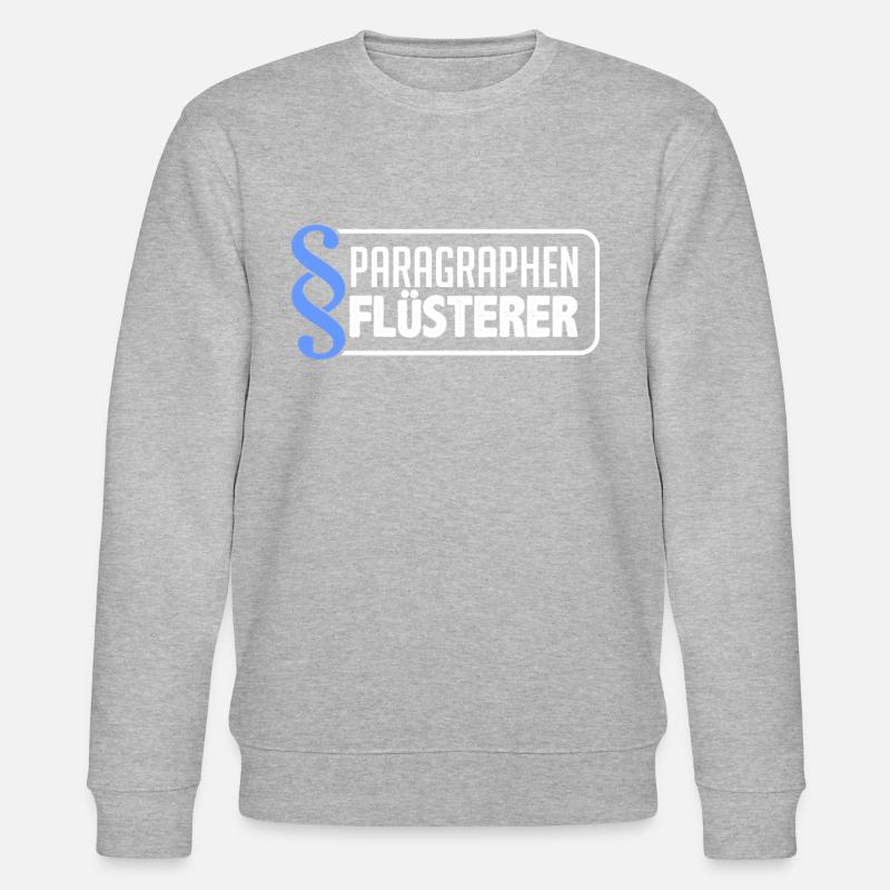 Paragraphen Flüsterer - Stanley/Stella Unisex Bio-Sweatshirt CHANGER  - Grau meliert