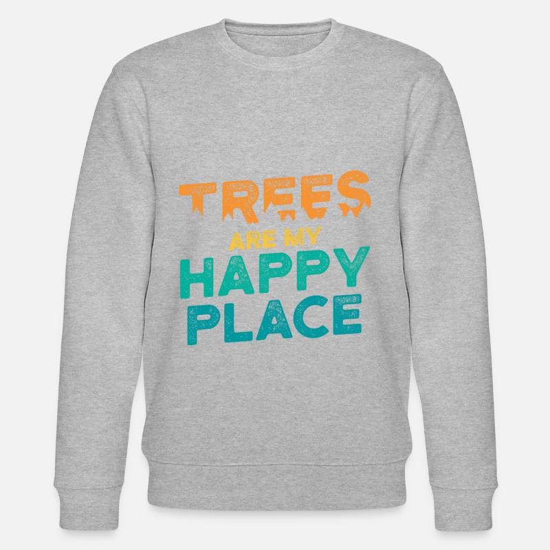 Tree Climbing - Stanley/Stella Unisex Bio-Sweatshirt CHANGER  - Grau meliert