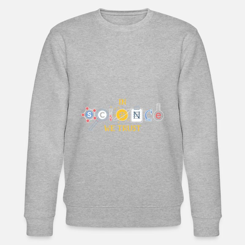 Wissenschafts - Stanley/Stella Unisex Bio-Sweatshirt CHANGER  - Grau meliert