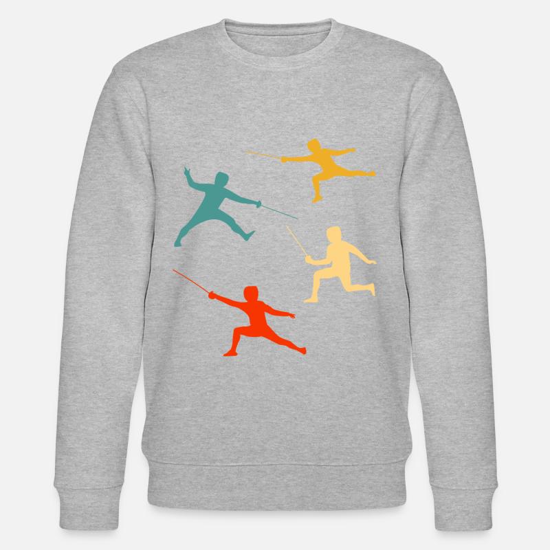 Fechten - Stanley/Stella Unisex Bio-Sweatshirt CHANGER  - Grau meliert