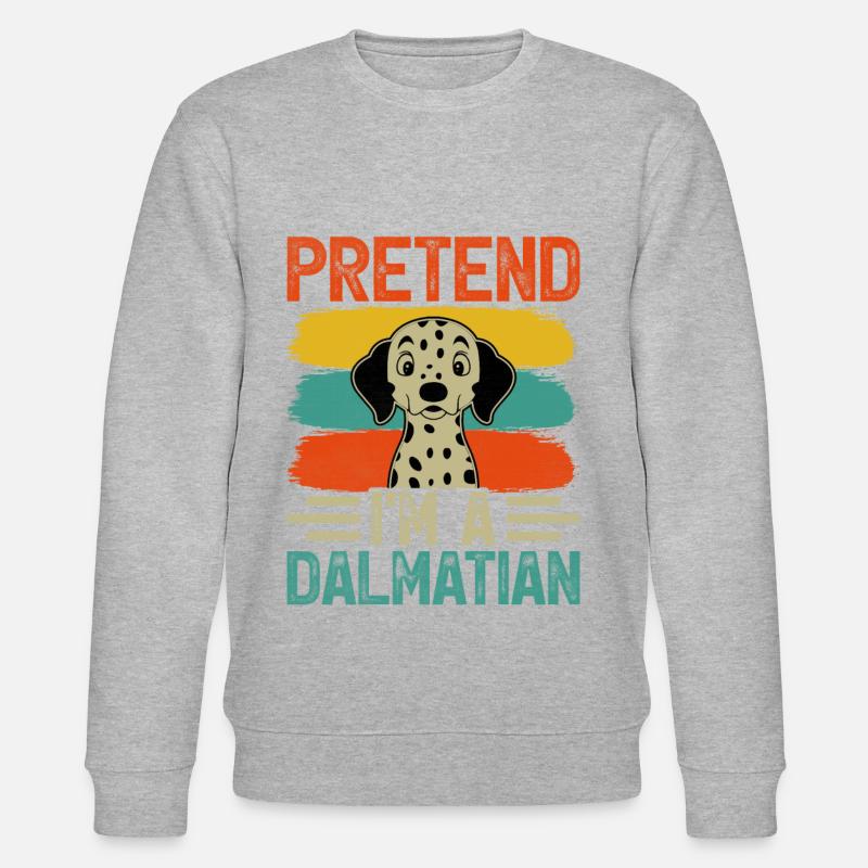 Faites semblant d’être dalmatien - Sweat bio CHANGER Stanley/Stella Unisexe - gris chiné