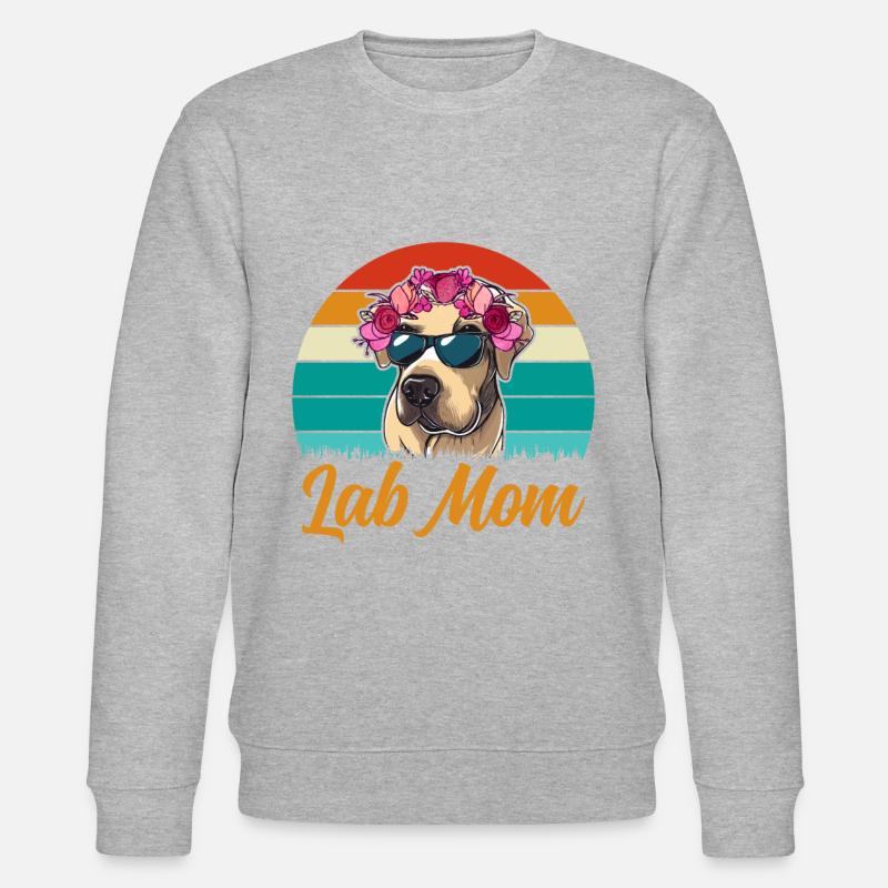 LAB MOM - Stanley/Stella Unisex Bio-Sweatshirt CHANGER  - Grau meliert