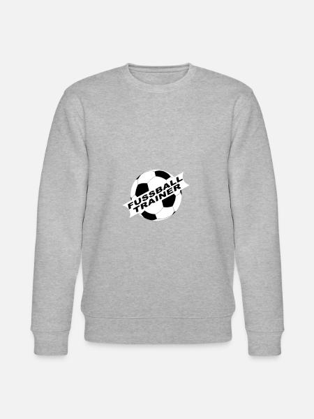 Fussball, Trainer, Coach - Stanley/Stella Unisex Bio-Sweatshirt CHANGER  - Grau meliert