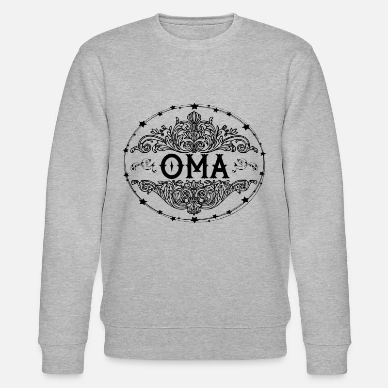 Oma - Stanley/Stella Unisex Bio-Sweatshirt CHANGER  - Grau meliert