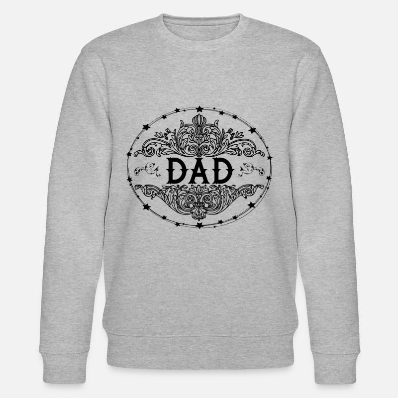 Dad - Stanley/Stella Unisex Bio-Sweatshirt CHANGER  - Grau meliert
