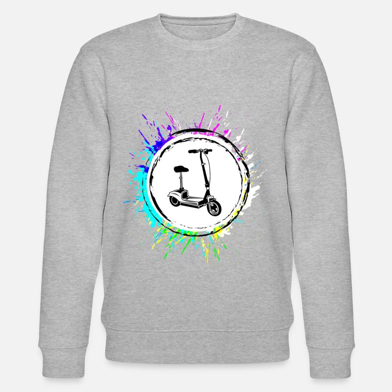 E-scooter Icon E Scooter - Stanley/Stella CHANGER Unisex Organic Sweatshirt - heather grey