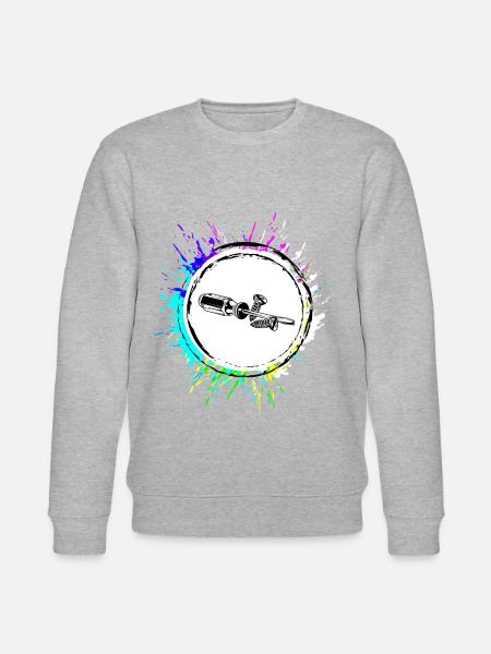 Screwdriver Symbol Tool - Stanley/Stella CHANGER Unisex Organic Sweatshirt - heather grey