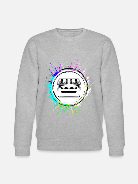 Bierkiste Kiste Bier - Stanley/Stella Unisex Bio-Sweatshirt CHANGER  - Grau meliert
