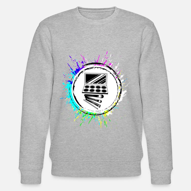 Make Up Cosmetics Icon - Stanley/Stella CHANGER Unisex Organic Sweatshirt - heather grey